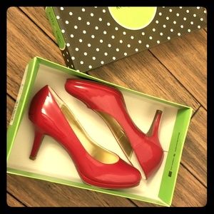 Kelly & Katie Red Dorotha Pumps